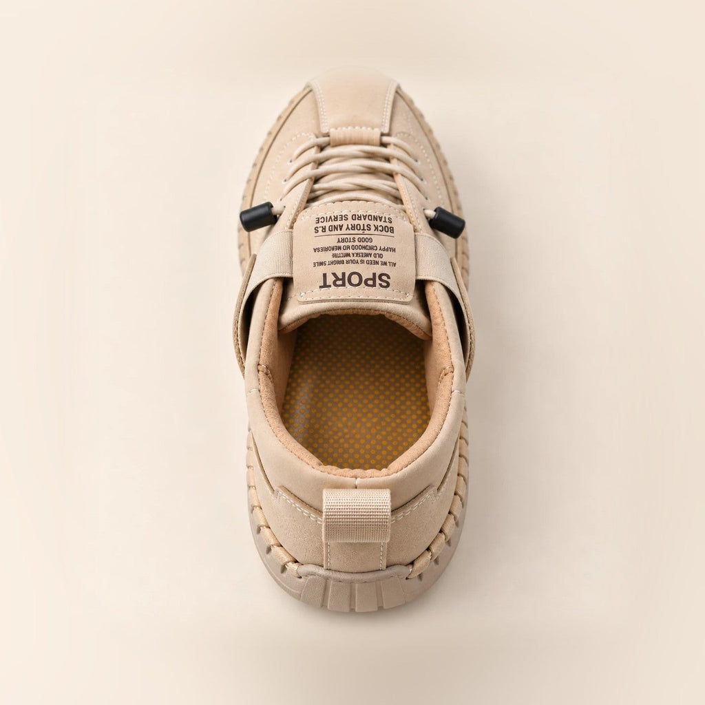 Intérieur de la chaussure Dayfoot : semelle intérieure, doublure et col rembourré