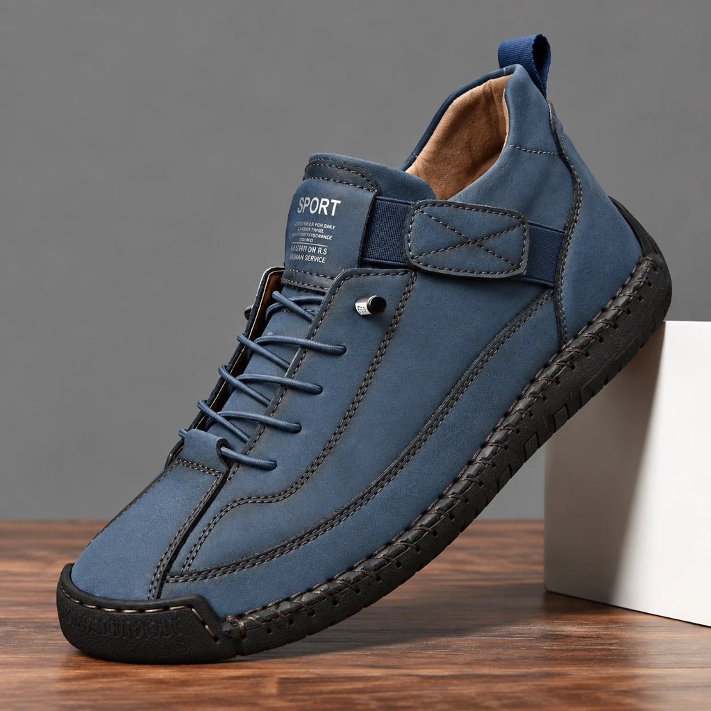 Chaussure confort Dayfoot coloris bleu – vue studio